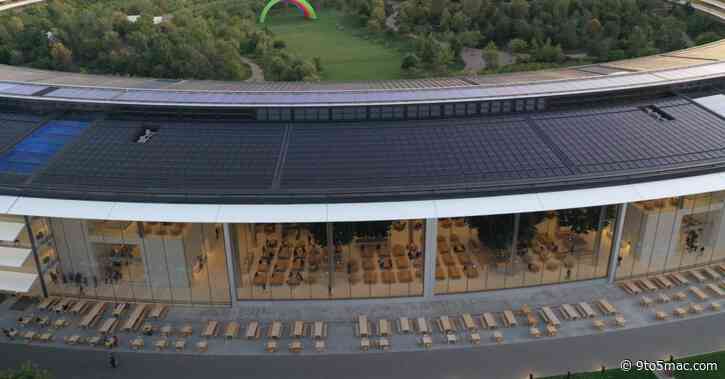 Apple Park drone photography captures return to office work at headquarters [Gallery]