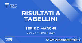 Serie D Playoff: Auximum, Senigallia, RF Osimo, Castelfidardo e Vuelle passano il turno. Cab Stamura fa 1-1 - Serie D Regionale Playoff I° Turno - Basketmarche.it