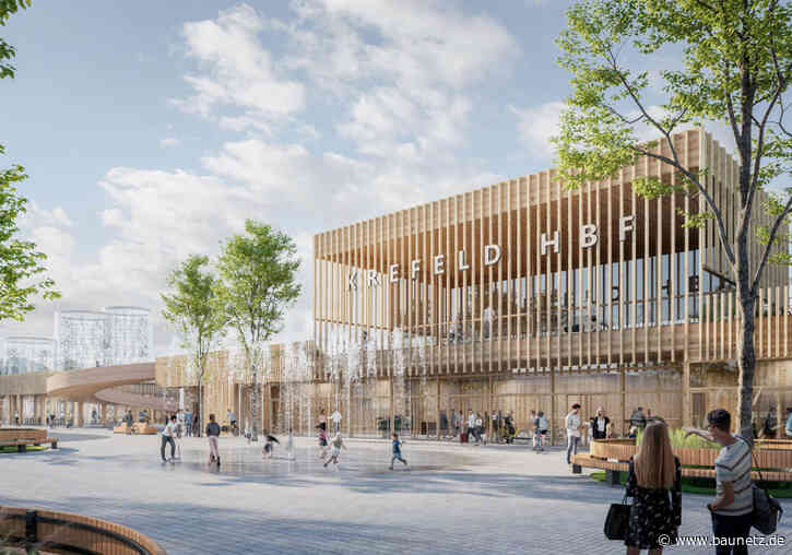 Mobility Hub mit Dachlandschaft
 - Wettbewerb in Krefeld entschieden