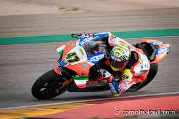 LA DUCATI PANIGALE DI MOTOCORSA RACING SUL PRATO DEL SINIGAGLIA IN OCCASIONE DI COMO - CREMONESE - Como 1907 - Como 1907