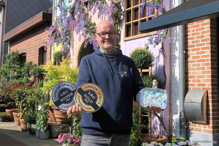 David Sels beladen met eremetaal terug van London Spirits Competition: twee keer goud en twee keer zilver voor vierseizoenen-gin