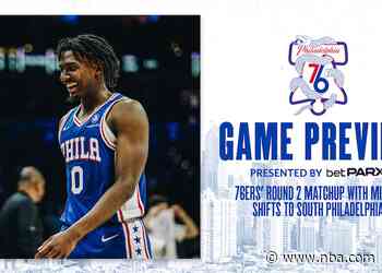 76ers’ Round 2 Matchup with Miami Shifts to South Philadelphia