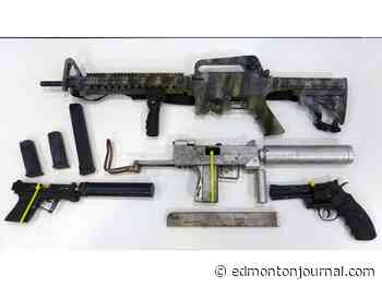 ALERT seizes MAC-10 submachine gun, two Edmonton men charged with multiple firearms offences