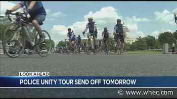 Gates PD holds send-off ceremony for Police Unity Bike Tour