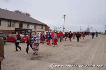 Dozens walk for Red Dress Day in Maskwacis – Red Deer Advocate - Red Deer Advocate