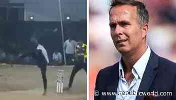 Michael Vaughan shares video of unique cricket shot, Ex-EPL star says Krunal can try this - Republic World