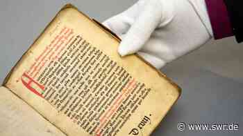Landesbibliothekszentrum Koblenz erwirbt alte Klosterhandschrift - SWR Aktuell