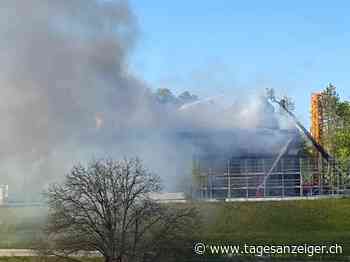 Feuer in Lindau - Zwei Verletzte bei Brand nahe Autobahnraststätte Kemptthal - Tages-Anzeiger
