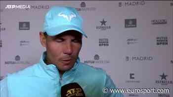 Rafael Nadal: 'Real Madrid comeback was inspiration for me against David Goffin' - Eurosport COM