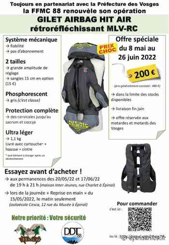 FFMC88 - Opération Gilets Airbags - Epinal infos - Epinal Infos