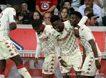 L'AS Monaco s'impose à Lille (1-2) et prend provisoirement la 2e place de Ligue 1