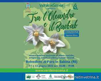 Fara in Sabina, da maggio a giugno gli eventi di “Fara Città in Fiore” - Rietinvetrina