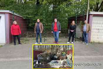 WZ+ Garagenhof in Marl: Neuer Zaun soll wilden Müll verhindern - Waltroper Zeitung