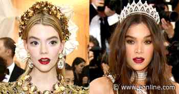 Anya Taylor-Joy quase caiu da escada do MET Gala após ficar presa em vestido de atriz - E! NEWS