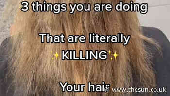 I'm a professional hairstylist… there are three things you do that are ruining your hair and making it loo... - The Sun
