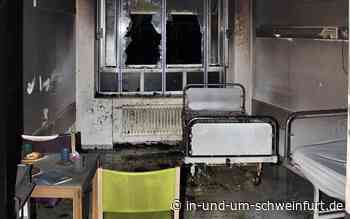 Großalarm bei der Feuerwehr: Zimmerbrand im Bezirkskrankenhaus Schloß Werneck - SW1.News