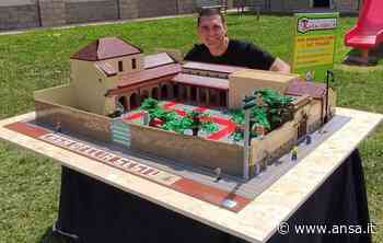 Casa Ofelia di Sestu realizzata con 22 mila mattoni Lego - Agenzia ANSA