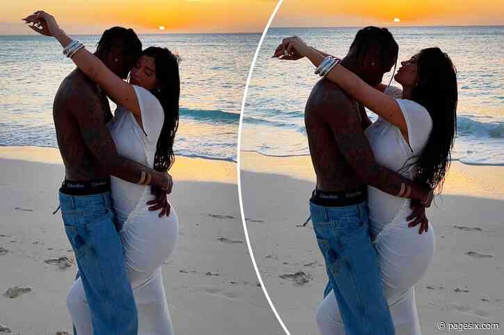 Kylie Jenner shares rare PDA photos with shirtless Travis Scott - Page Six