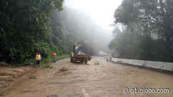 Após interdição por queda de barreira, Rodovia Mogi-Bertioga é liberada - Globo