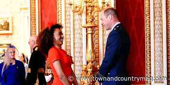 Mel B "Had a Giggle" With Prince William at Buckingham Palace - Town & Country
