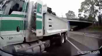 Dash cammer says 'I can’t believe that he missed everything on the road' after insane close call with semi - CDLLife