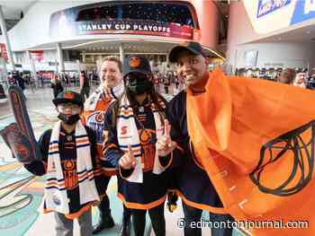 Hard-core fans keep the heat high at home as Oilers battle Kings in L.A.
