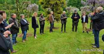 Bijenteam Zwalm bezoekt wisteria-tuinen Kasteel van Beerlegem - Het Laatste Nieuws
