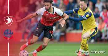 Report & highlights: Robins 1-2 Bolton Wanderers - News - Cheltenham Town FC