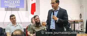 Pierre Poilievre en mode séduction en Beauce