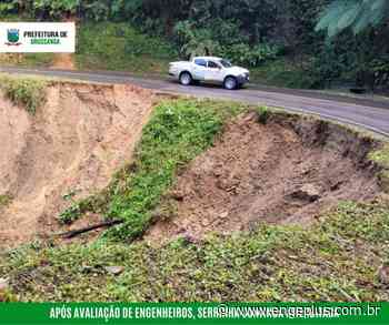 Urussanga: após avaliação de engenheiros, Serrinha continua fechada para tráfego - Portal Engeplus