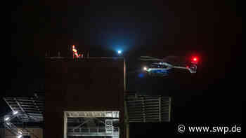 Hubschrauber über Ulm: Warum am Donnerstagabend ein Polizeihubschrauber am Bundeswehrkrankenhaus landete - SWP