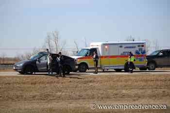 Mishap on the Trans Canada east of Elkhorn - Virden Empire Advance