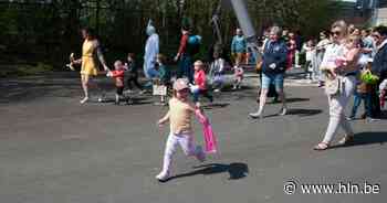 80-tal kinderen raapt paaseitjes in De Schorre - Het Laatste Nieuws