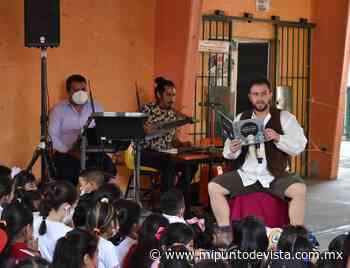 Presenta el Espacio Cultural San Lázaro teatro infantil a niños de la escuela Domingo F. Sarmiento - www.mipuntodevista.com.mx