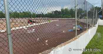 Lake Cumberland Speedway damaged by strong winds - LEX 18 News - Lexington, KY