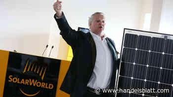 Solarworld-Chef Frank Asbeck: „Die Alternative zum Sterben ist Weitermachen“ - Handelsblatt