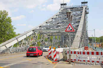 Bauarbeiten am Blauen Wunder in Dresden: Weitere Fahrspur wird gesperrt! - TAG24