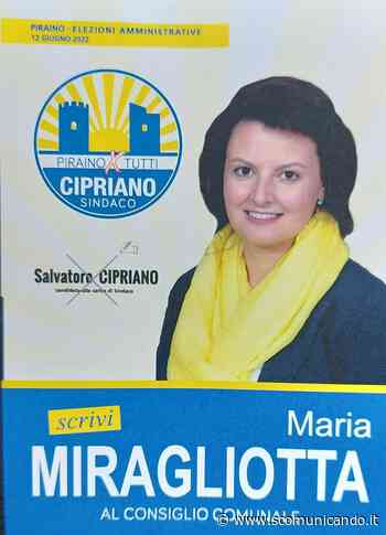 ELE/PIRAINO/2022 – Maria Miragliotta – ecco il 12° della lista di Cipriano - Scomunicando