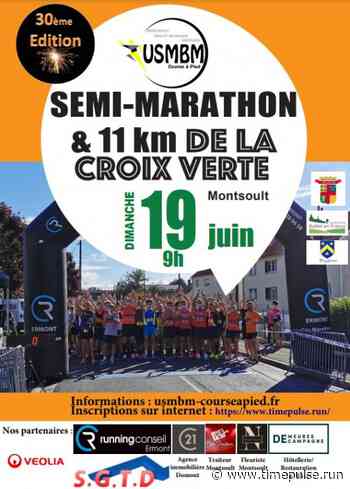 Je participe à : Semi-marathon et 11km de la Croix Verte - TimePulse