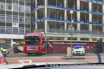 Bus crashes into building on Sutton High Street