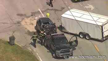 Child Among 6 People Hospitalized After Crash in NW Miami-Dade