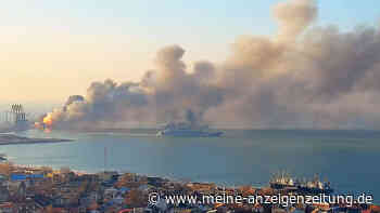 Ukrainer melden: Russisches Landungsboot versenkt - alle Frauen, Kinder und Alten aus Stahlwerk gerettet