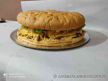 Um saboroso lanche de quase 6kg é sucesso em Dracena - Solutudo - Solutudo - A Cidade em Detalhes