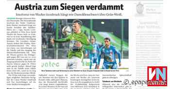 Austria zum Siegen verdammt - Vorarlberger Nachrichten | VN.AT