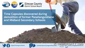 Time Capsules Discovered During Demolition Of Former Penetanguishene And Midland Secondary Schools - muskoka411.com - Muskoka 411