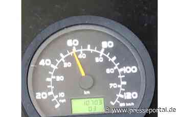 POL-PDPS: "Mofa" mit fast 60 km/h unterwegs