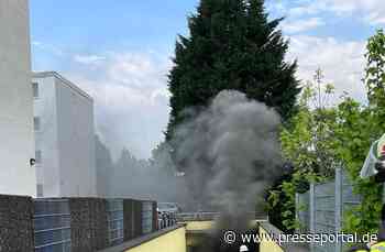 FW-Erkrath: Feuer in Tiefgarage - Ein Pkw ausgebrannt, umfangreiche Belüftungsmaßnahmen erforderlich