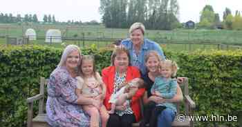 Bomma Marleen (69) trots op driedubbel viergeslacht | Assenede | hln.be - Het Laatste Nieuws