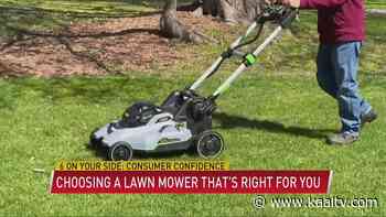 6 On Your Side, Consumer Confidence, Choosing a lawn mower that's right for you - KAAL