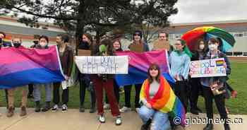 Westmount students hold walkout, call for more support for students who face discrimination - Global News